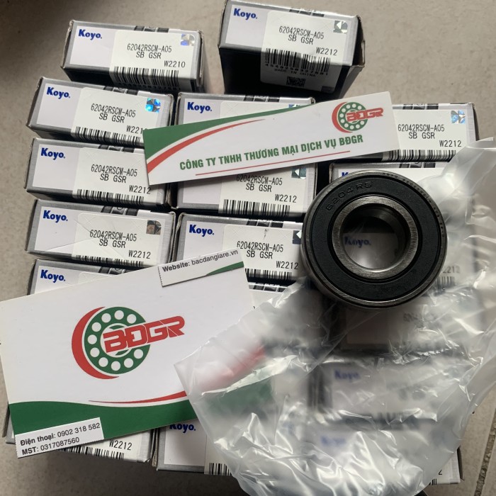 Bạc đạn Koyo 6204 2RSCM