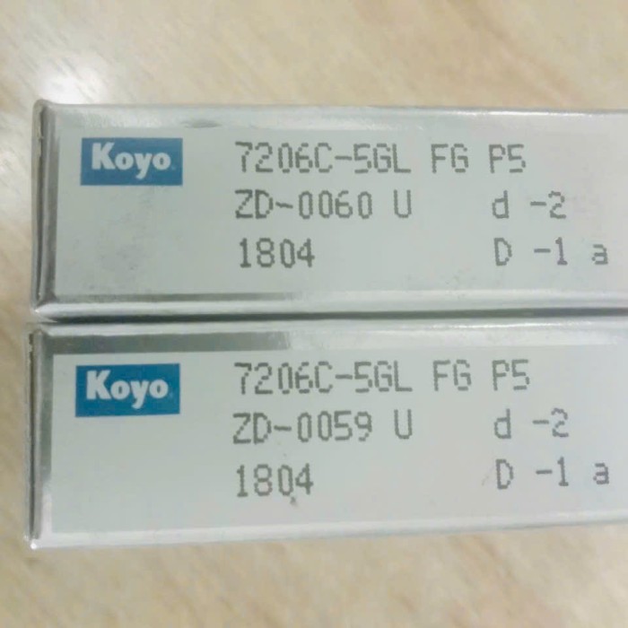 Bạc đạn Koyo 7206C-5GLFGP5
